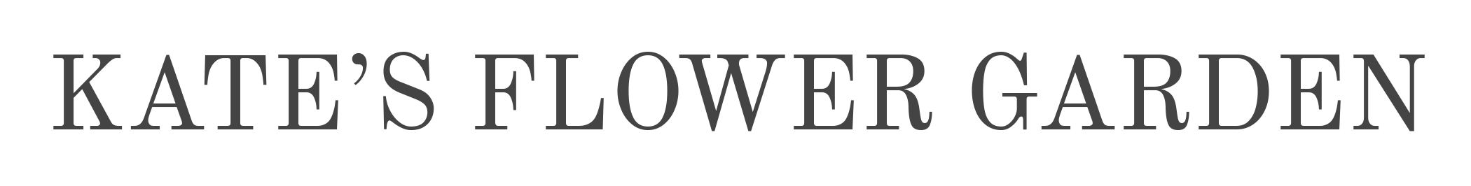 Kate's Flower Garden